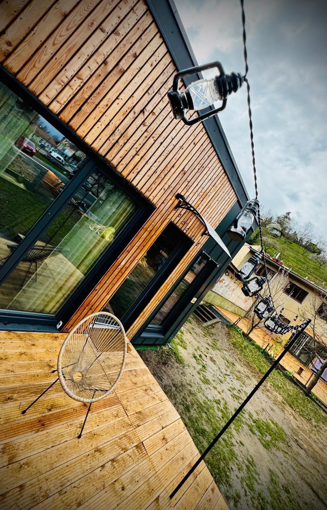 Tiny House Baraczek Brno-Jundrov, Ulice Veslarska Apartment ภายนอก รูปภาพ