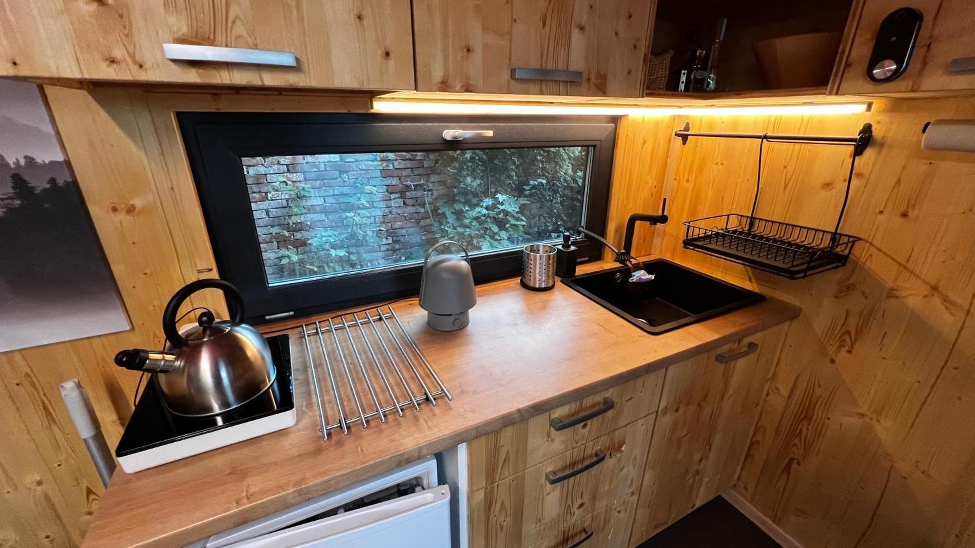 Tiny House Baraczek Brno-Jundrov, Ulice Veslarska Apartment ภายนอก รูปภาพ