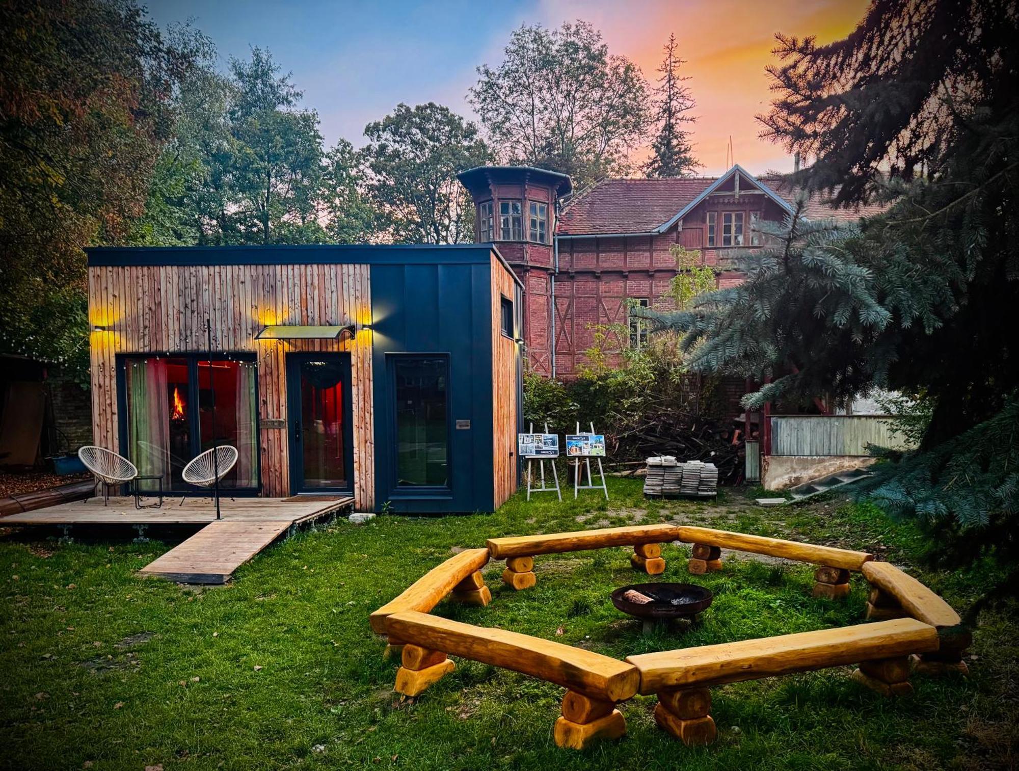 Tiny House Baraczek Brno-Jundrov, Ulice Veslarska Apartment ภายนอก รูปภาพ
